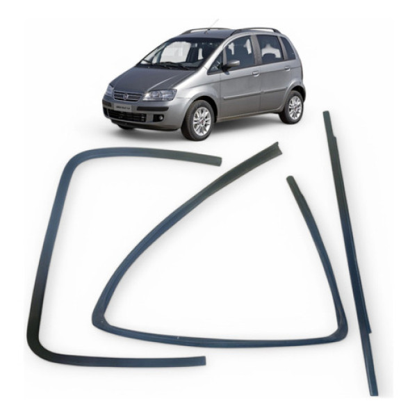 Borracha Da Porta Traseira Esquerda Idea 2006 2007 Hlx