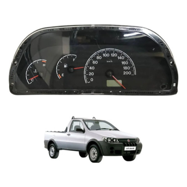 Painel Instrumentos Fiat Uno Palio Strada 2002 2005 2010 Peça 3