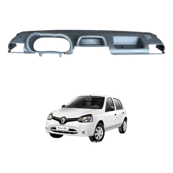 Capa Painel Superior Tabelier Renault Clio 2013 2014 2015 Preto