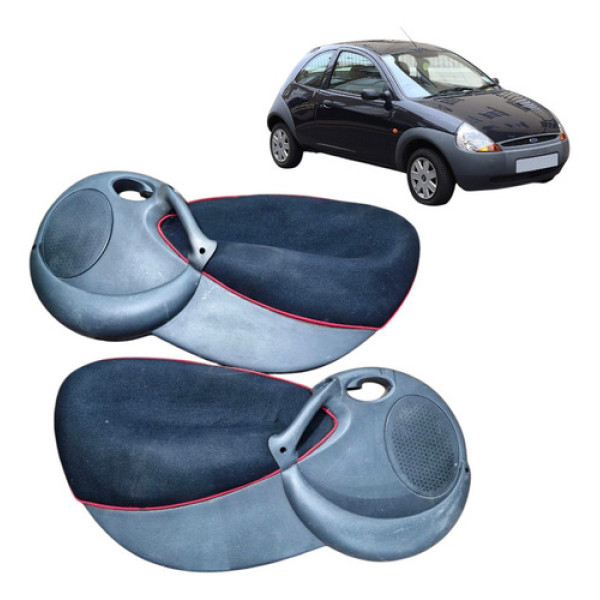 Par Jogo Forro De Porta Dianteira Ford Ka 2005 Gl