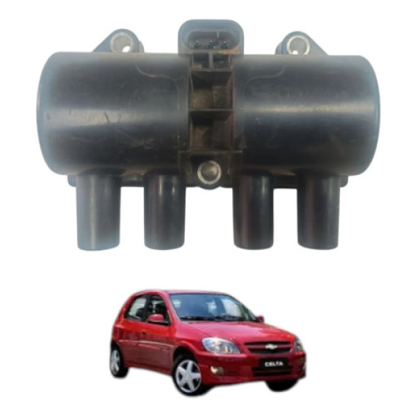 Bobina Ignicao Gm Celta 1.0 8v Flex 2012 2013 Lt 3 Pinos Peça 1