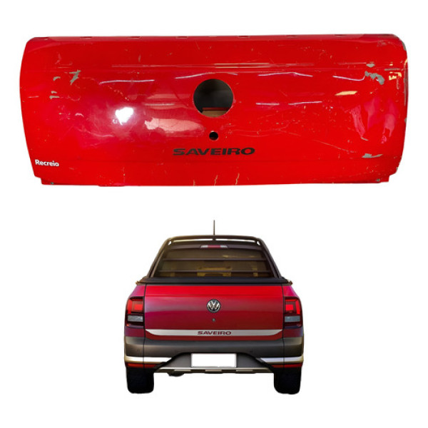 Tampa Traseira Vw Saveiro G7 2017 2018 2019