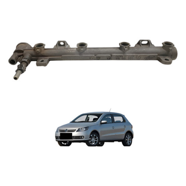 Flauta Bico Injetor Volkswagen Gol Saveiro 1.0 8v 2008 10 12