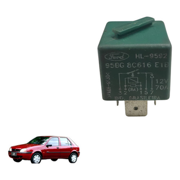 Rele Auxiliar Arrefecimento Ford Fiesta Ka 1997 2000 2012