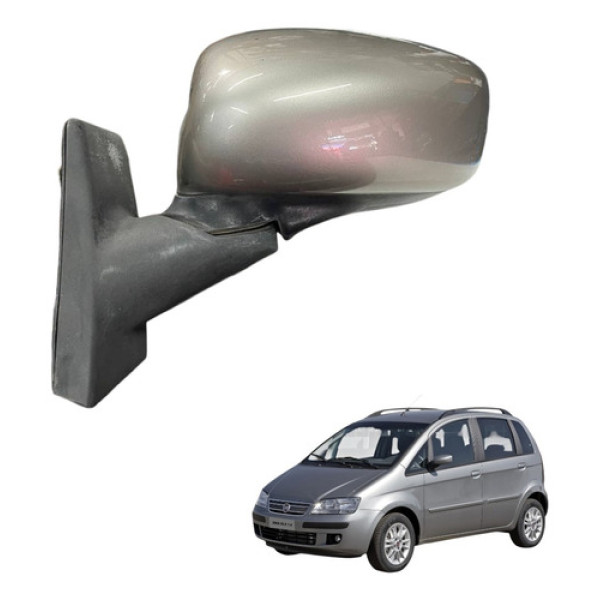 Retrovisor Esquerdo Eletrico Fiat Idea 2006 2007 Hlx