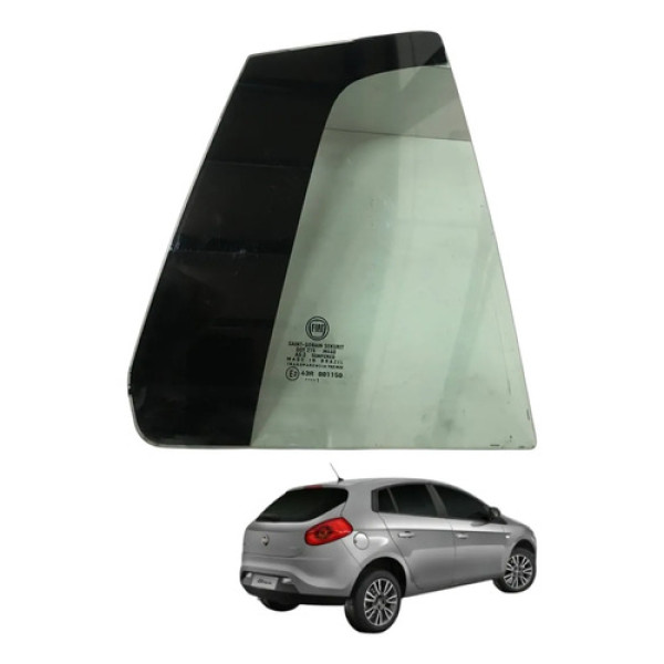 Vidro Fixo Porta Traseira Direita Fiat Bravo 2011 2012 2016
