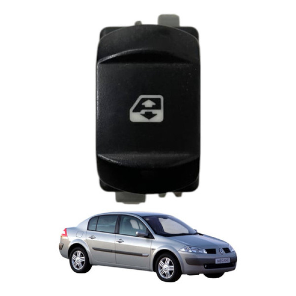 Botao Vidro Eletrico Dianteiro Direito Megane 2007 2008 2009