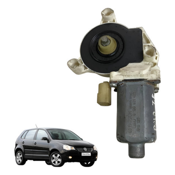 Motor Maquina Vidro Eletrico Traseira Esquerda Vw Polo 2008