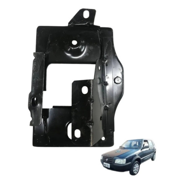 Suporte Base Bateria Fiat Uno Milli Fiorino 2000 2007 2011 Preto