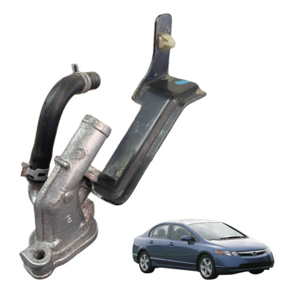 Flange Agua Cabecote Honda New Civic 1.8 2007 2008 2009 2011