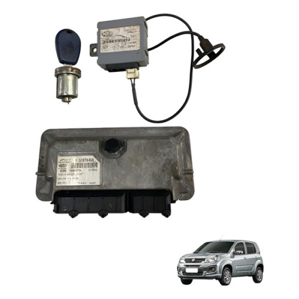 Kit Code Modulo Injecao Fiat Uno 1.0 8v Fire Flex 2009 2013
