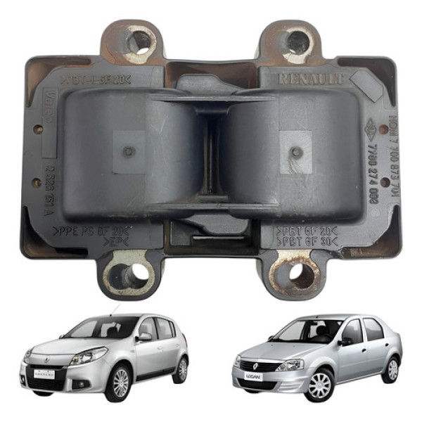 Bobina Ignicao Renault Logan Sandero 1.0 2007 2010 2011 2012