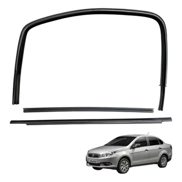 Kit Pestana Borracha Diant Esquerda Grand Siena 2012 2013 15