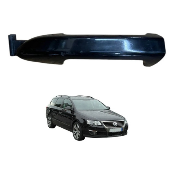 Macaneta Puxador Diant Direita Passat Variant 2006 2007 Preto Dianteira