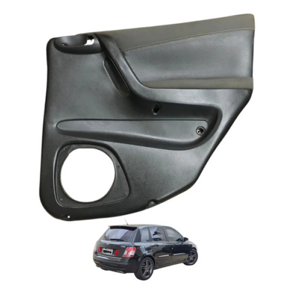Forro Porta Traseira Direita Fiat Stilo Sporting 2007 2008 Preto