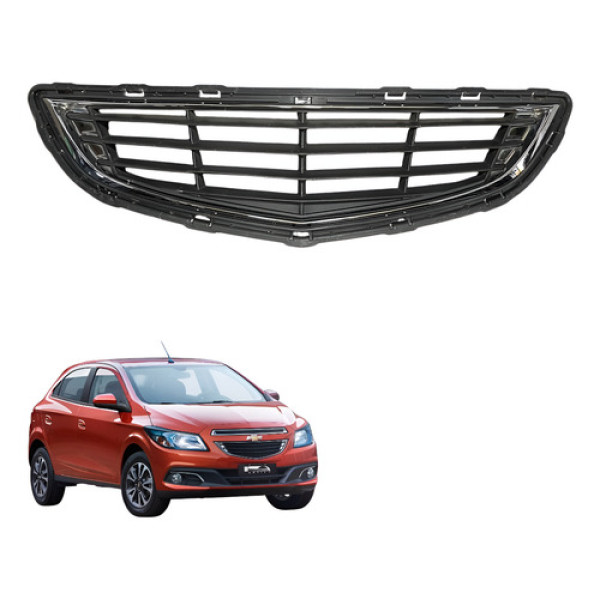 Grade Cromada Parachoque Gm Onix Prisma 2012 2013 2014