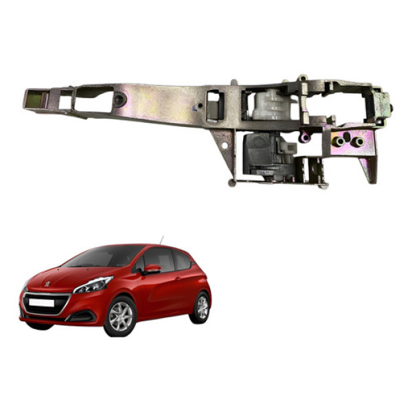 Suporte Macaneta Traseira Direita Peugeot 208 2012 2018