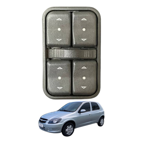 Botao Vidros Eletricos Lado Motorista Gm Celta 2012 2013 Lt