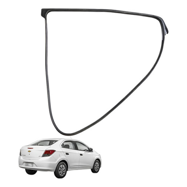 Borracha Vedacao Porta Tras Direita Gm Prisma 2015 2017 2019