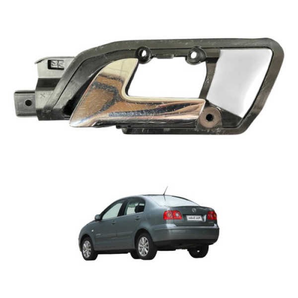 Macaneta Puxador Interna Traseira Esquerda Vw 2003 2004 2008