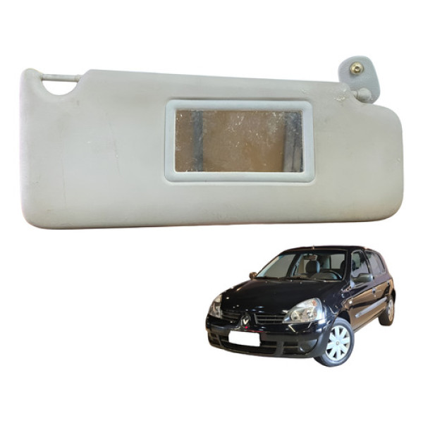 Quebra Sol Lado Direito C/ Espelho Renault Clio 2000 2012 Us