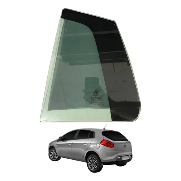 Vidro Fixo Porta Tras Esquerdo Fiat Bravo 2011 2012 Absolute