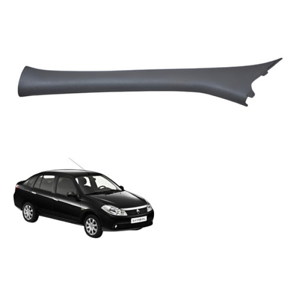 Acabamento Coluna Parabrisa Esquer Renault Symbol 2009 2012