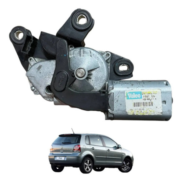 Motor Limpador Vidro Traseiro Vw Polo 2003 2008 2009 2012
