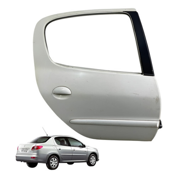 Porta Traseira Direita Peugeot 207 2008 2010 2011 2012