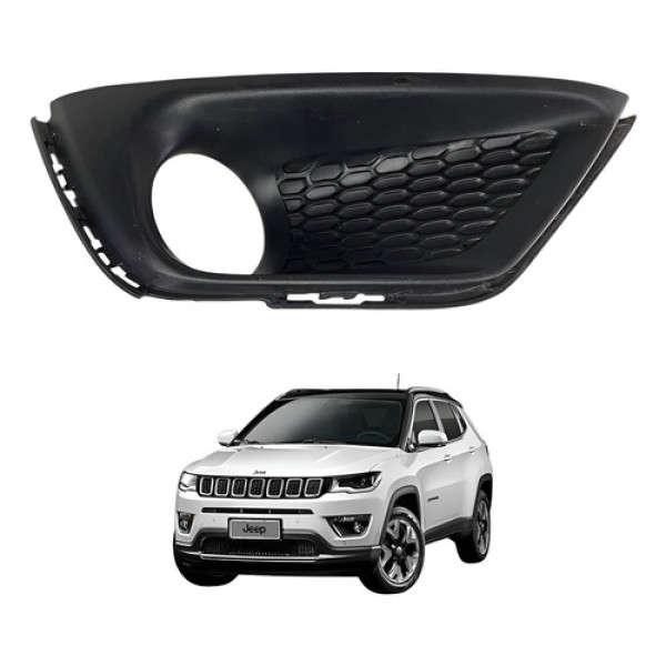 Moldura Farol Milha Direito Compass 2017 2019 2021