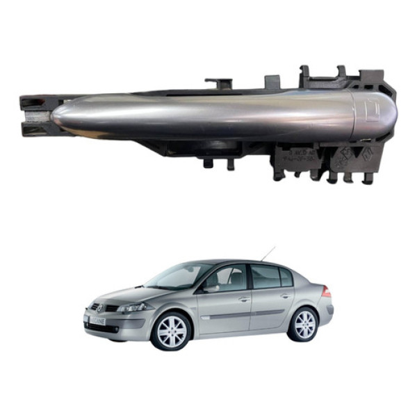 Macaneta Externa Dianteira Esquerda Renault Megane 2007 2008 Peça 1 Dianteira