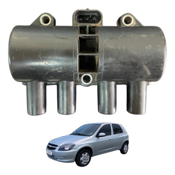 Bobina Ignicao Gm Celta 1.0 8v Flex 2012 2013 Lt 3 Pinos