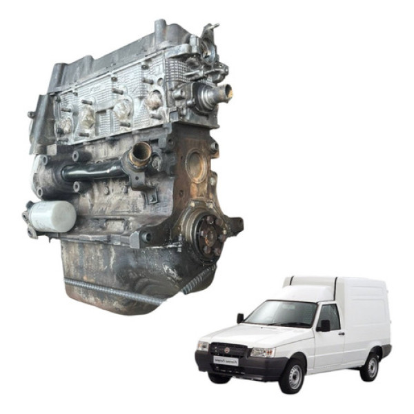 Motor Parcial Fiat Fiorino 1.3 8v Gasolina 2005 2006
