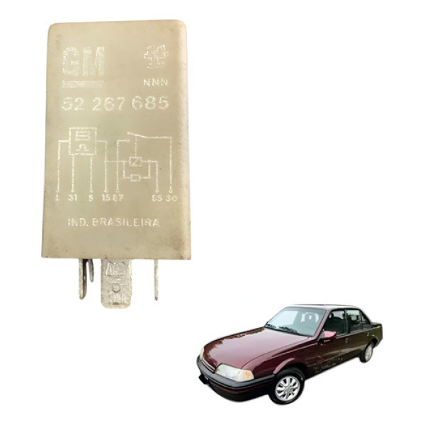 Rele Auxiliar Injecao Chevrolet Monza Kadett 1990 1993 95 99