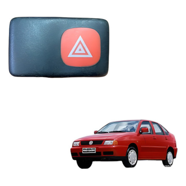 Botao Interruptor Pisca Alerta Vw Polo Classic 96 1999 2000