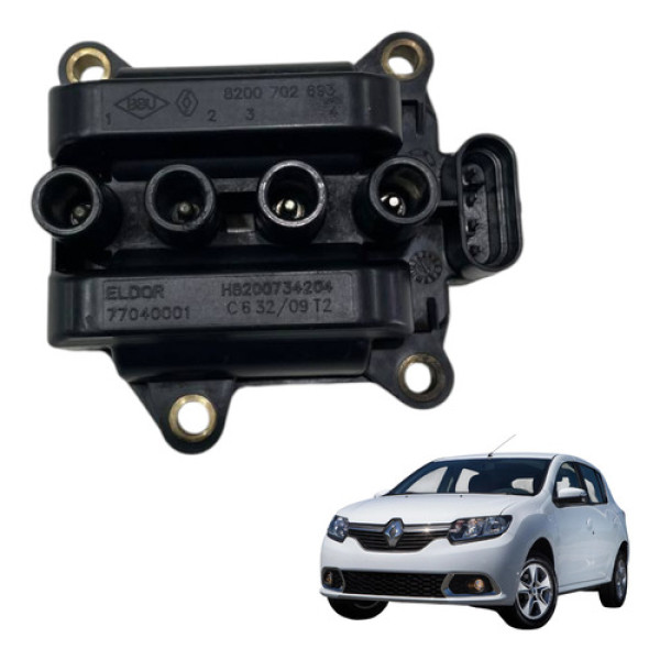 Bobina Ignicao Renault Sandero 2008 2009 2010 2011 2013