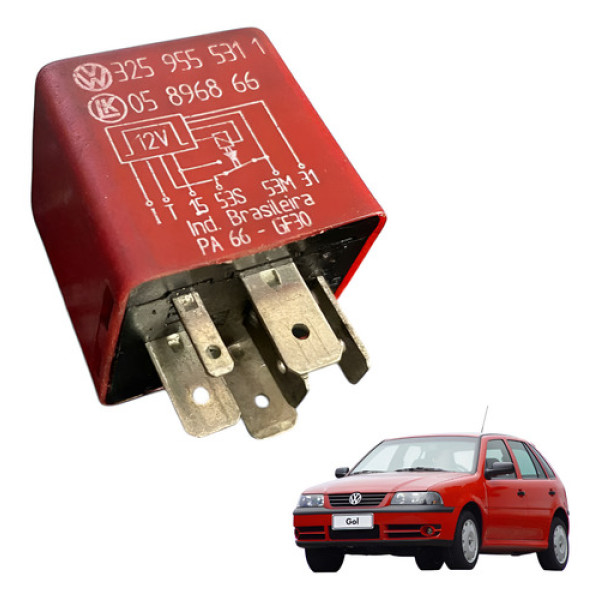 Rele Limpador Parabrisa Volkswagen Gol G3 2000 2004