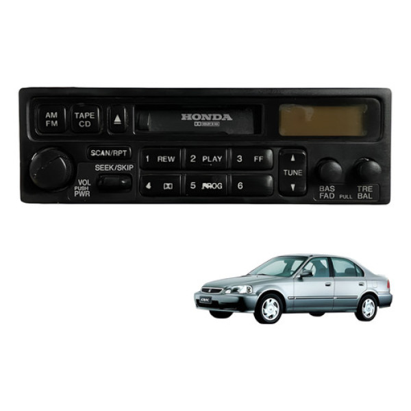 Radio Honda Civic 1.6 16v 2000 2001 Lx  Original