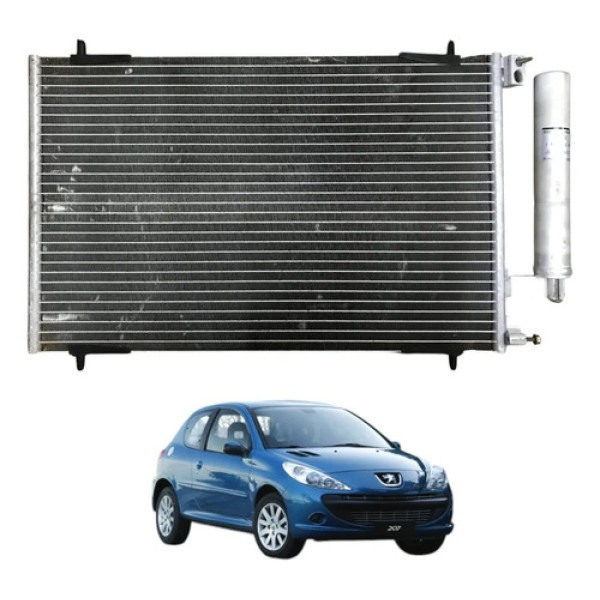 Condensador Ar Condicionado Peugeot 207 1.4 2011 2012 Manual