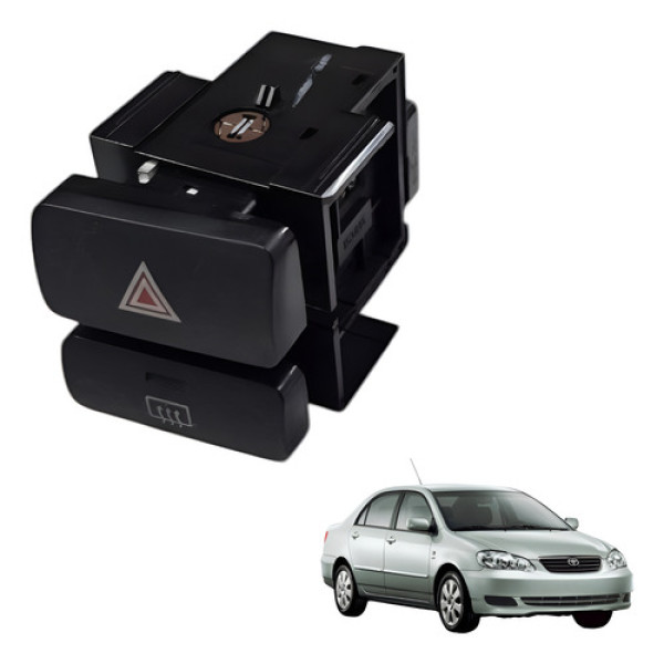Botao Pisca Alerta Desembacador Toyota Corolla 2003 2008