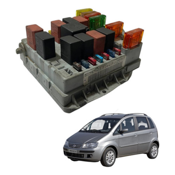 Caixa De Fusiveis Fiat Idea 1.8 8v Flex Gm 2006 2007 Hlx