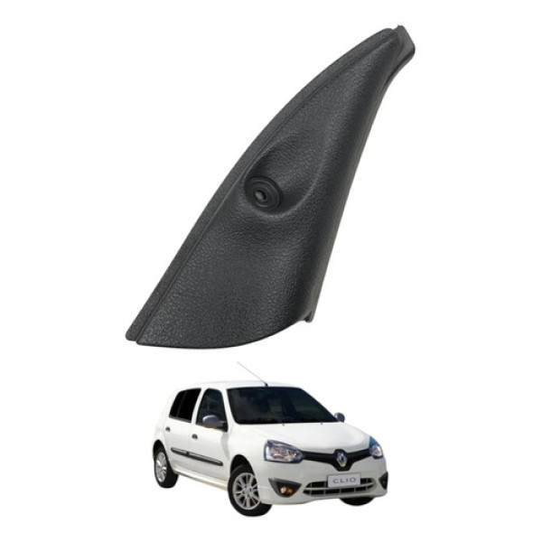 Moldura Interna Retrovisor Direito Clio 2013 2014 2015 2016 Preto