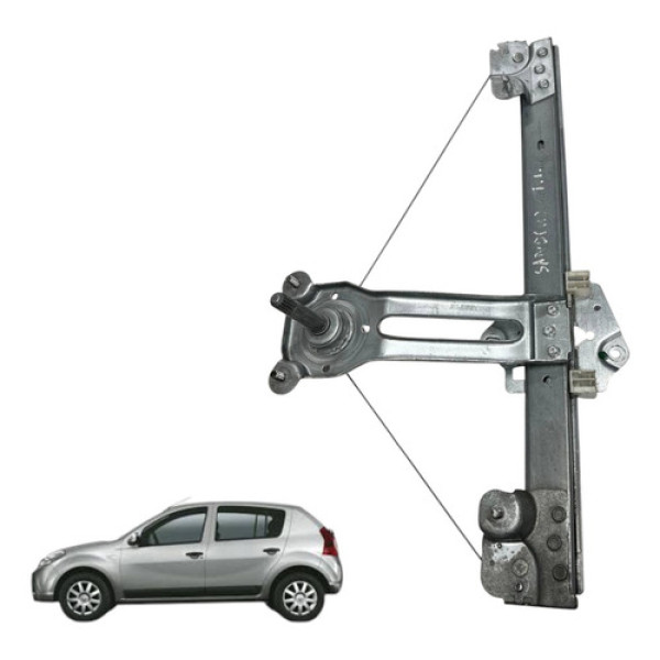 Maquina Vidro Manual Traseiro Direito Sandero 2008 2014