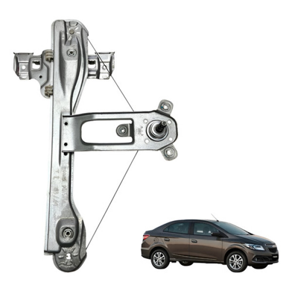 Maquina Vidro Manual Traseira Esquerdo Gm Prisma 2013 2019