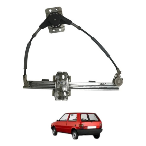 Maquina Vidro Manual Traseira Esquerda Fiat Uno 1991 2013