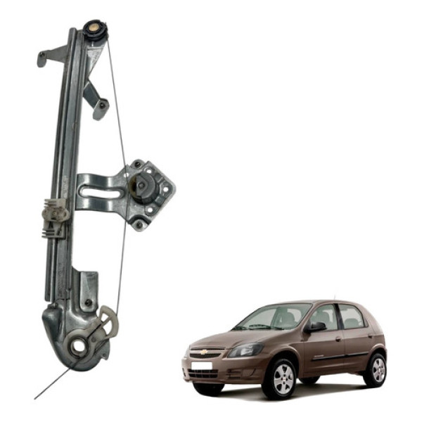 Máquina Vidro Manual Traseira Direita Gm Celta 2001 2008