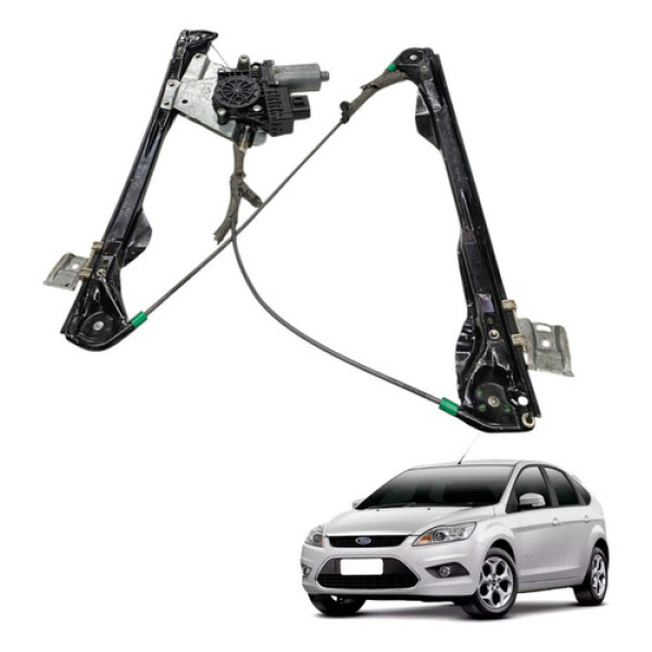 Maquina Vidro Dianteiro Esquerdo Ford Focus 2001 2007