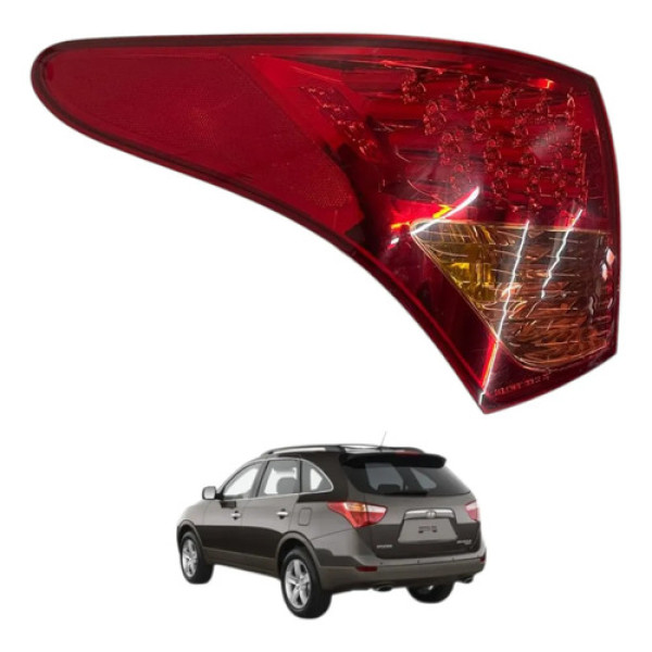 Lanterna Lado Esquerdo Hyundai Vera Cruz 2009 2010 2011 2012 Esquerdo/motorista Vermelha