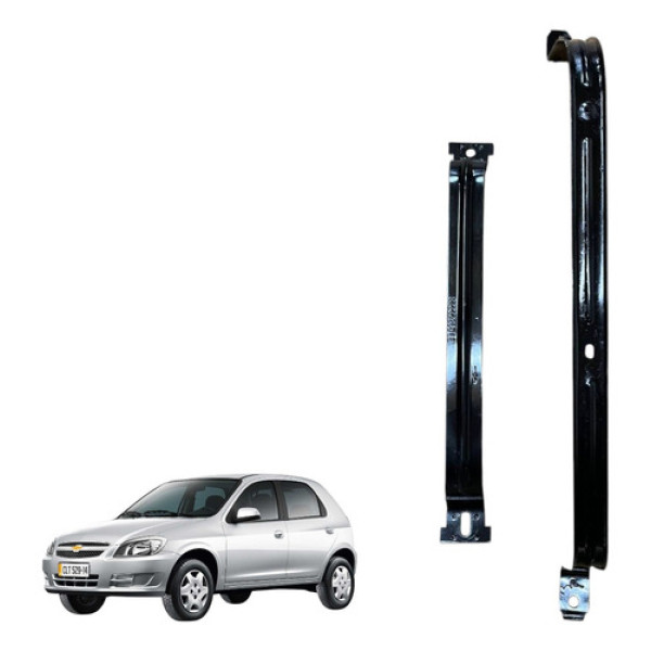 Par Cinta Suporte Tanque Combustivel Gm Celta 2008 2012 2013