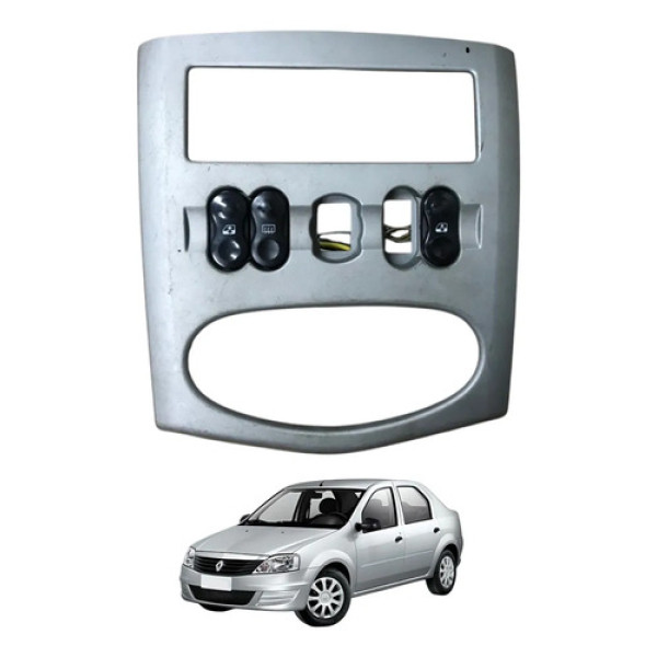 Moldura Acabamento Painel Central Renault Sandeiro 2006 2008 Peca 1